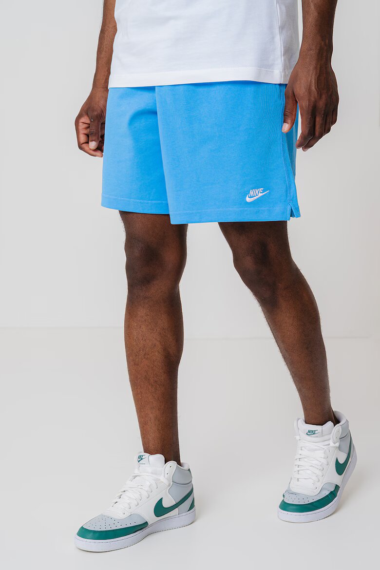 Nike Бермуди Club с връзка Светлосин