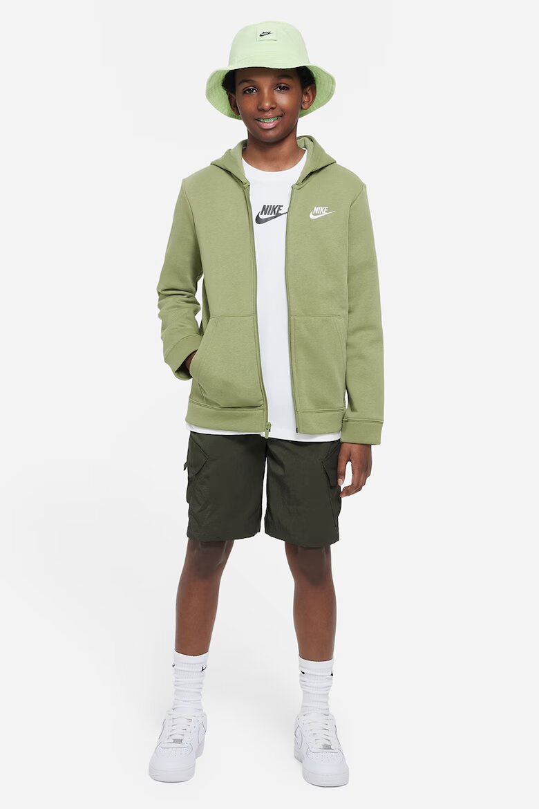 Nike Бермуди с джобове с капаче Бледозелен