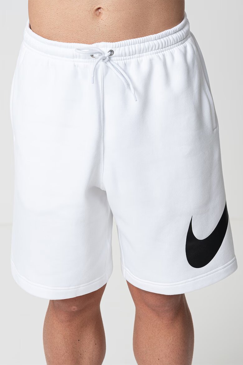 Nike Бермуди с връзка и джобове Бял