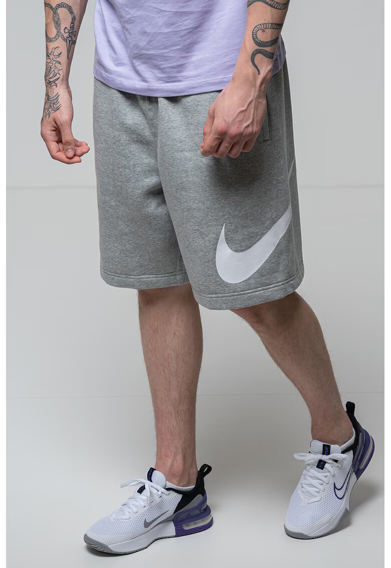 Nike Бермуди с връзка и джобове - Червен/Бял