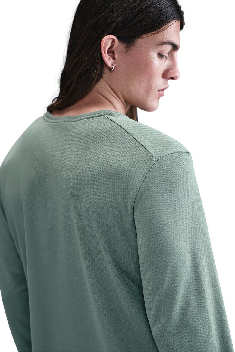 Nike Блуза Miler за бягане с Dri-FIT UV Бледозелен