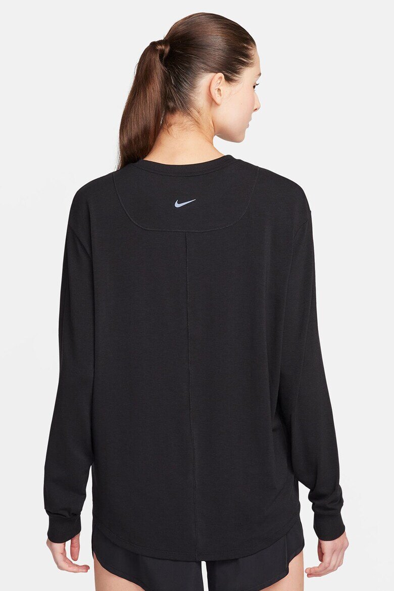 Nike Блуза One с дълги ръкави Черен