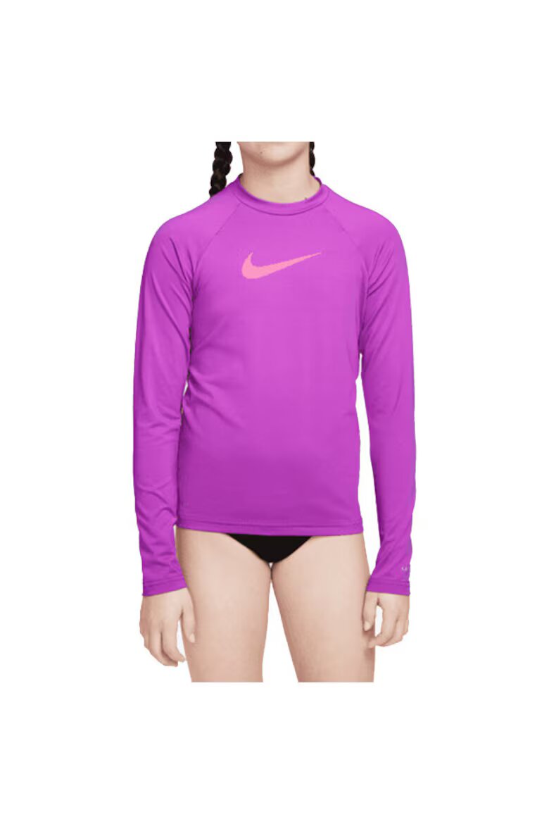 Nike Блуза за плуване Swim Hydroguard За деца Розов