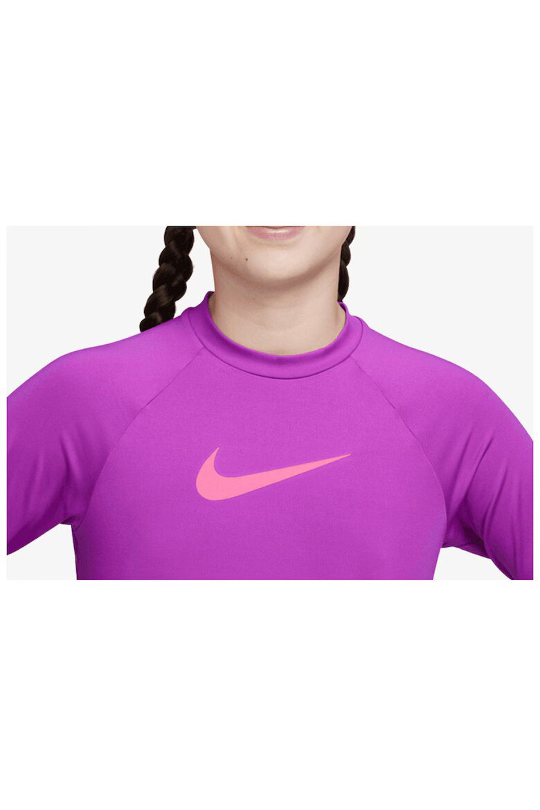 Nike Блуза за плуване Swim Hydroguard За деца Розов