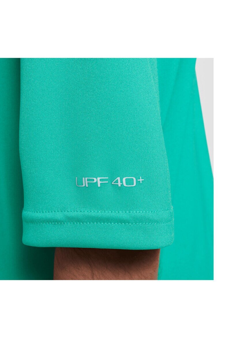 Nike Блуза за плуване Swoosh Waffle За деца Зелен