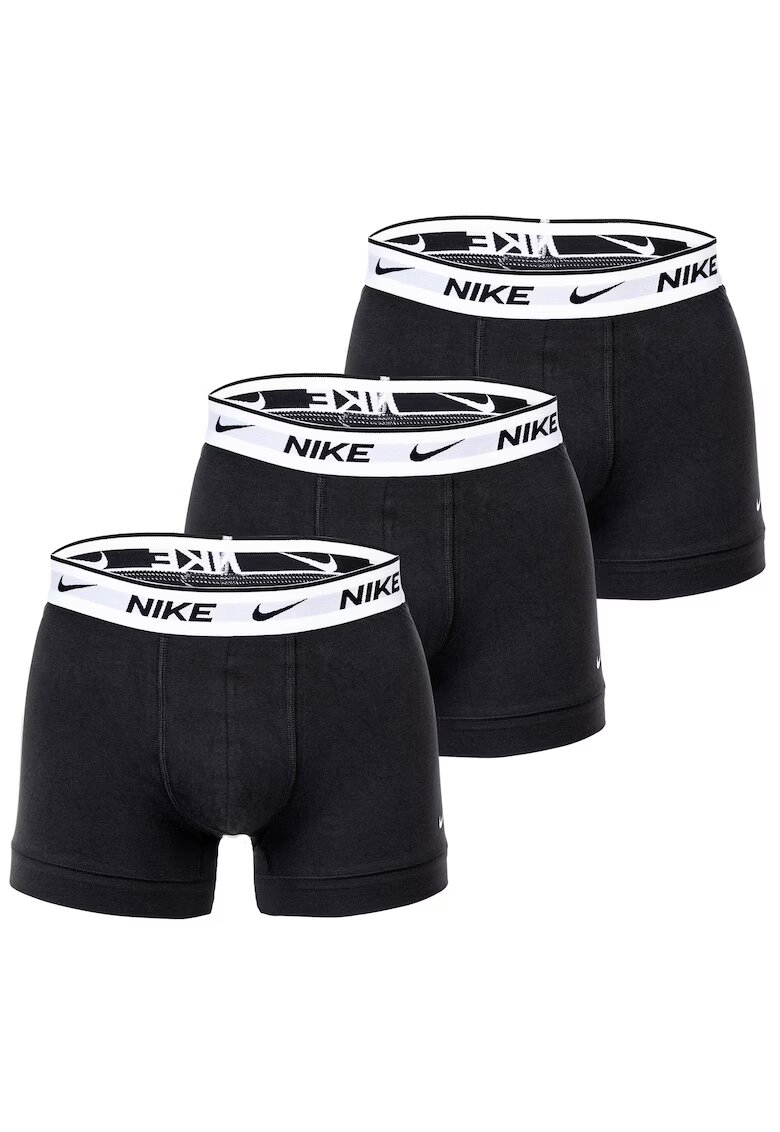 Nike Боксерки с Dri-FIT и лого - 3 чифта - Бял/Черен