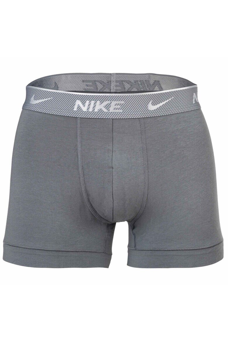 Nike Боксерки с Dri-FIT и лого - 3 чифта Черен/Сив