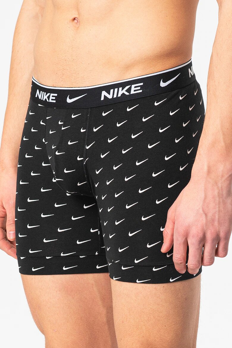 Nike Боксерки с лого - 3 чифта Зелен/Черен/Син