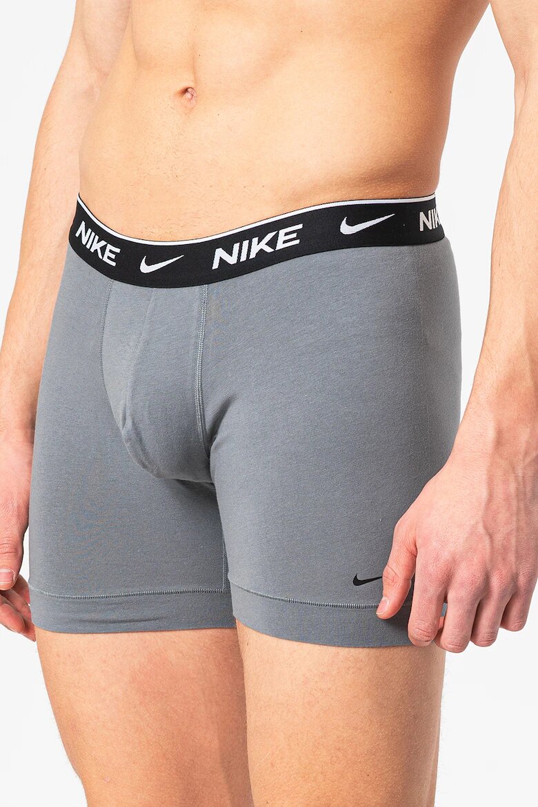 Nike Боксерки с лого - 3 чифта Зелен/Черен/Син