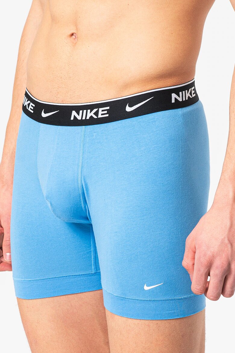 Nike Боксерки с лого - 3 чифта Зелен/Черен/Син