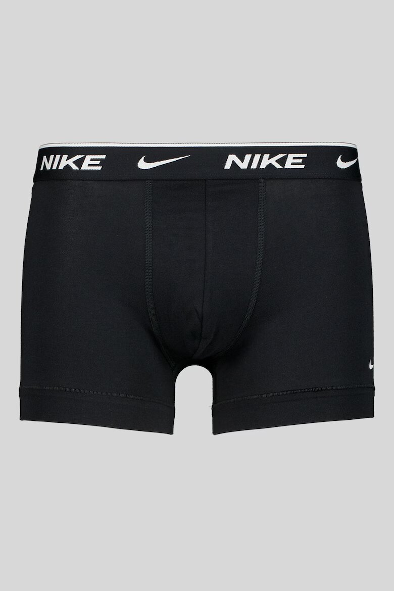 Nike Боксерки с лого на талията - 3 чифта Черен