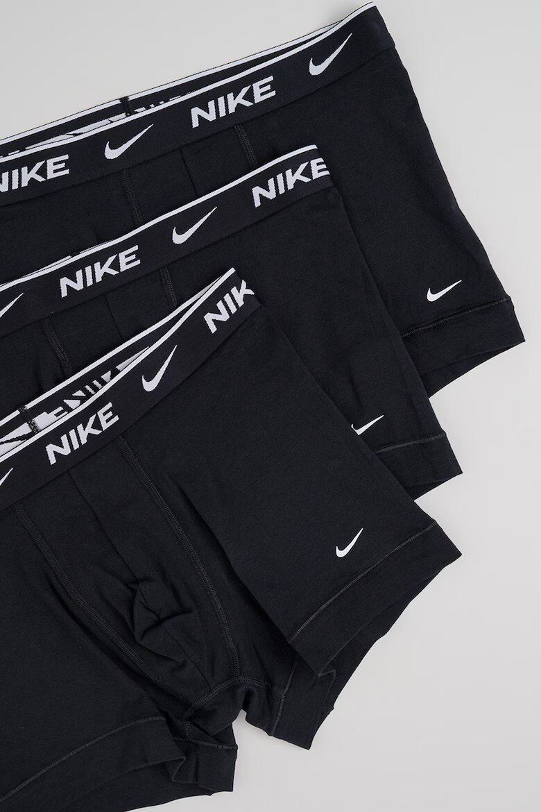 Nike Боксерки с лого на талията - 3 чифта Черен