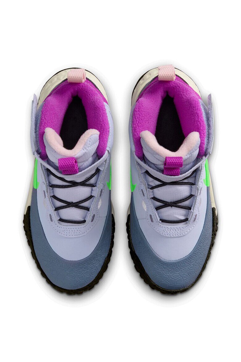 Nike Боти Terrascout с кожа Лилав/Лайм зелено