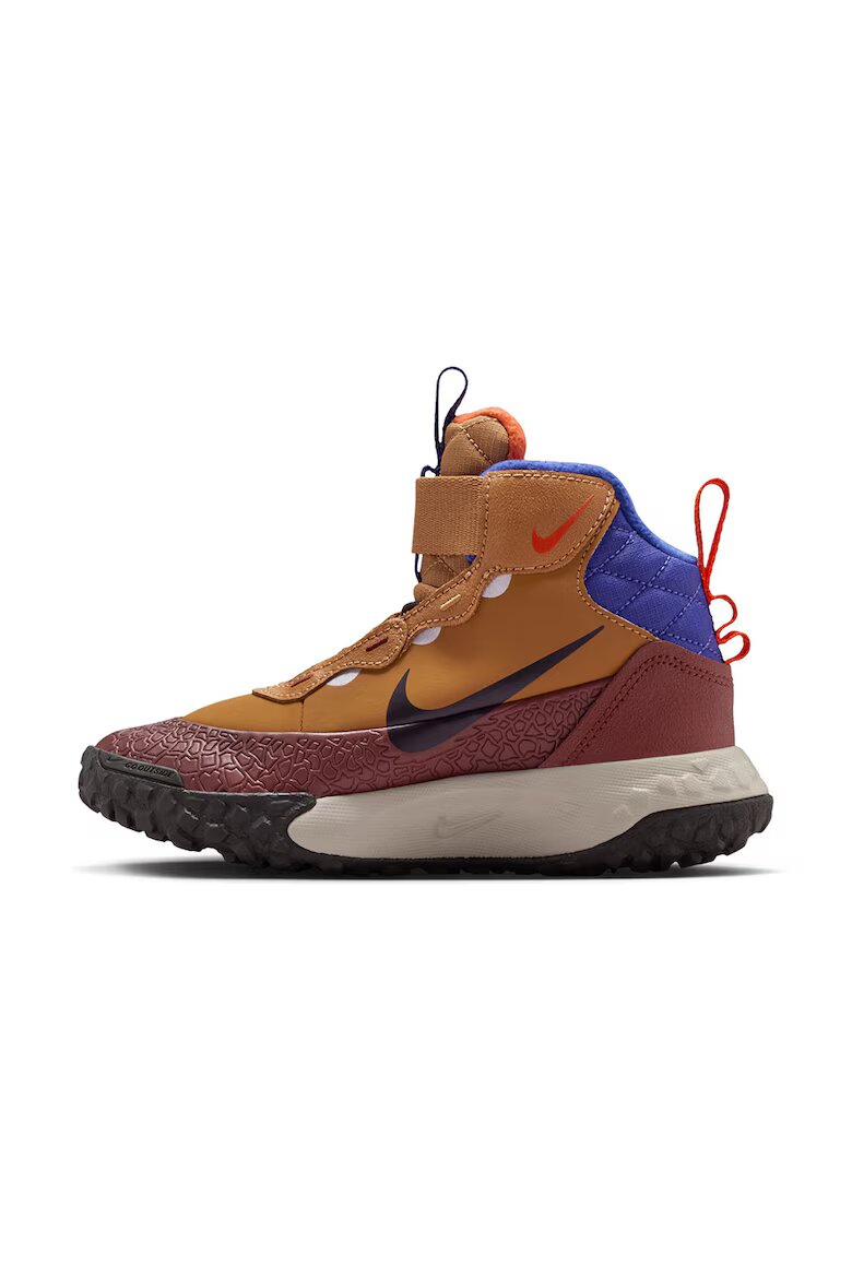 Nike Боти Terrascout с кожа Виолетов/Канелено кафяво