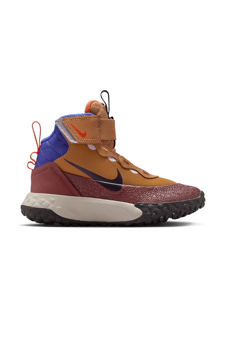 Nike Боти Terrascout с кожа Виолетов/Канелено кафяво