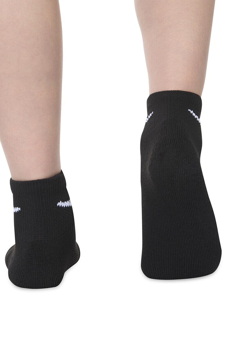 Nike Чорапи до глезена - 3 чифта Бял/Черен/Сив