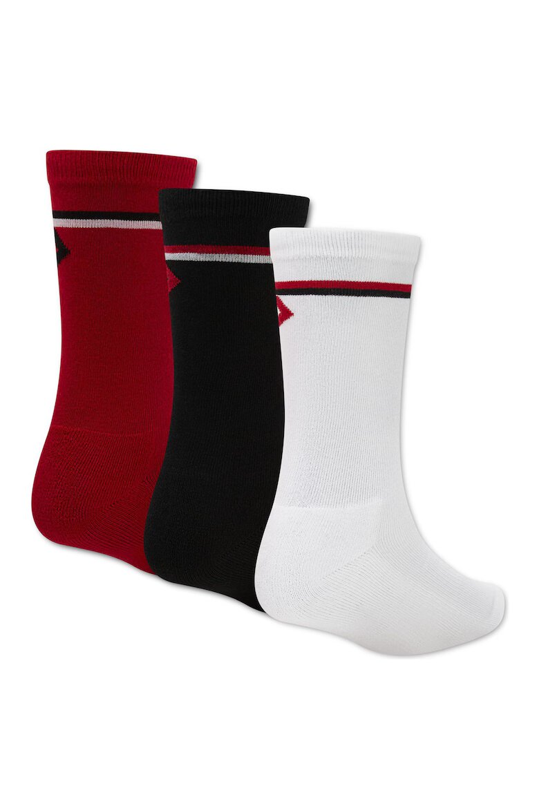 Nike Чорапи Jhn Jordan Diamond 3pk Crew BJ0832R78 Деца Многоцветни 09-11 ГОДИНИ