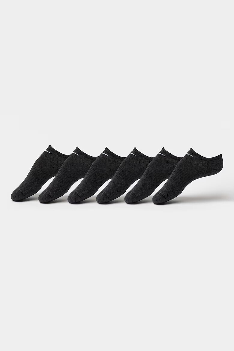 Nike Чорапи с памук - 6 чифта Черен/Мръснобял
