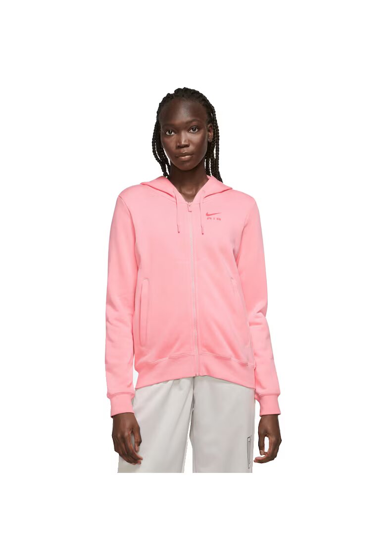 Nike Дамска блуза w nsw air flc hd fz - DV8046-611 - Розова