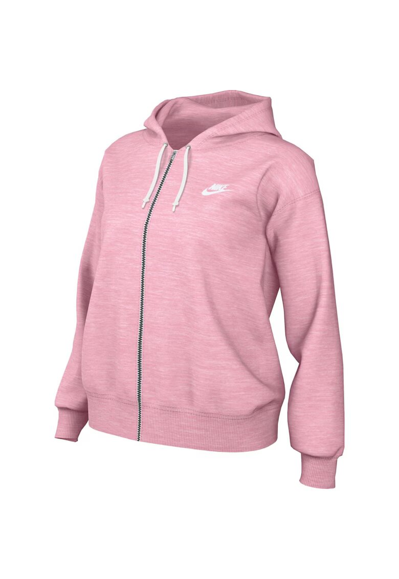 Nike Дамска блуза w nsw gym vntg easy fz hoodie - DM6386-690 - Розов