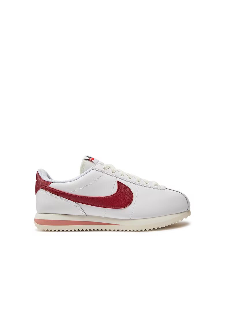 Nike Дамски спортни обувки 304116 Естествена кожа Бели