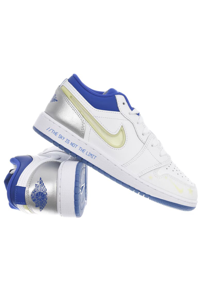 Nike Дамски спортни обувки HJ9955 - Естествена кожа - Бял/Син
