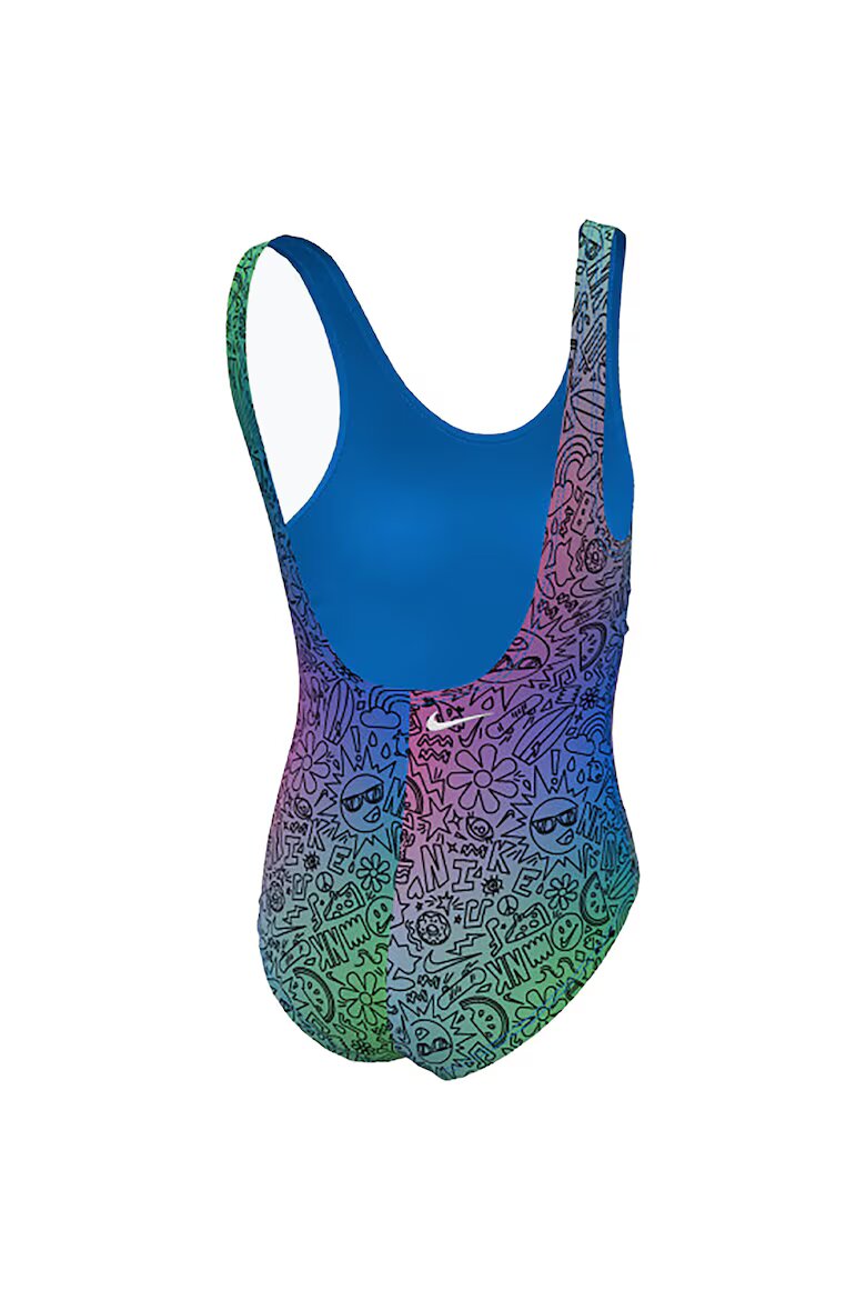 Nike Детски бански Doodle U-Back Многоцветен