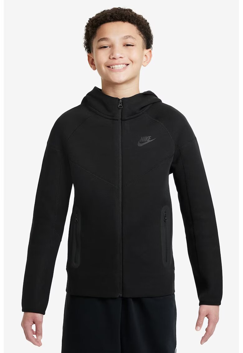 Nike Детски суичър Tech Flc Fz FD3285672 - - Onyx Black