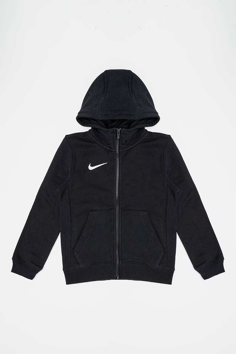 Nike Детски суитшърт Светлосив - 65845 Бял/Черен