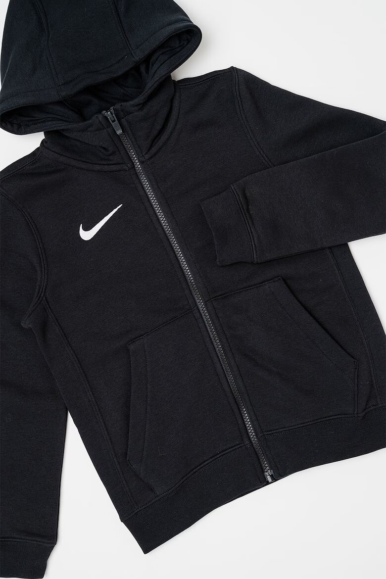 Nike Детски суитшърт Светлосив - 65845 Бял/Черен