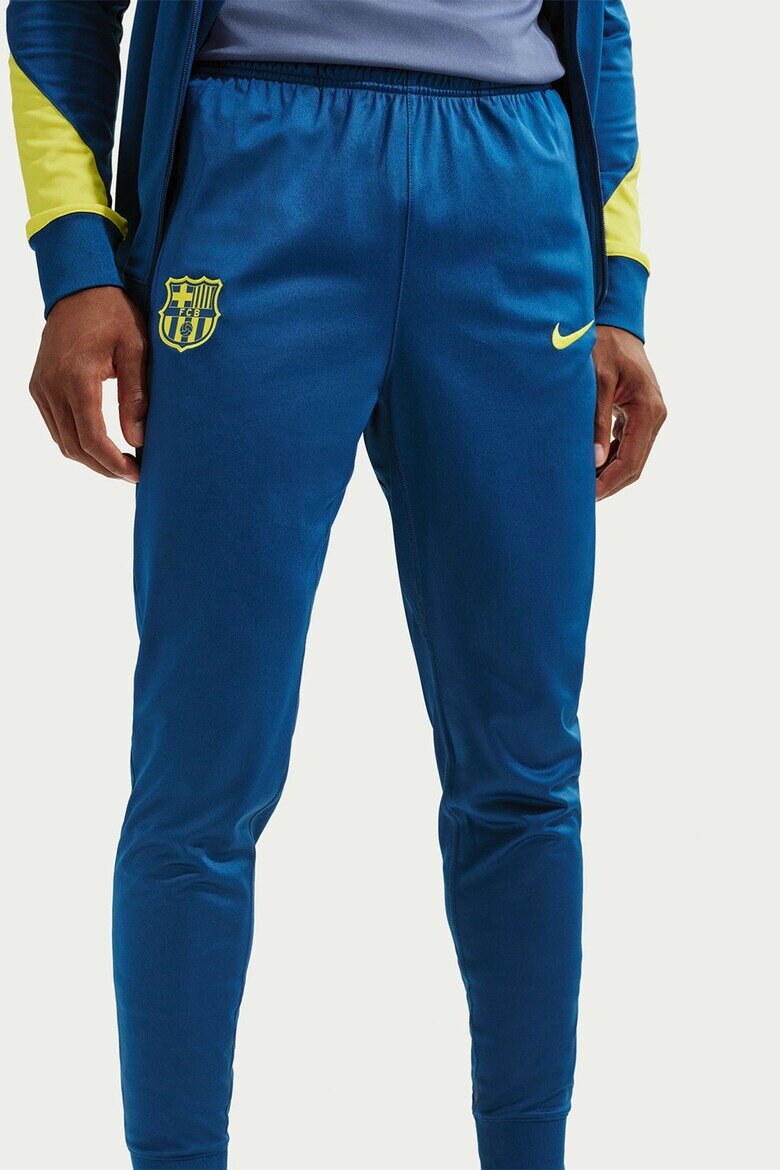 Nike F.C. Футболен екип Barcelona Strike Fourth Dri Fit Индигово синьо/Лайм зелено