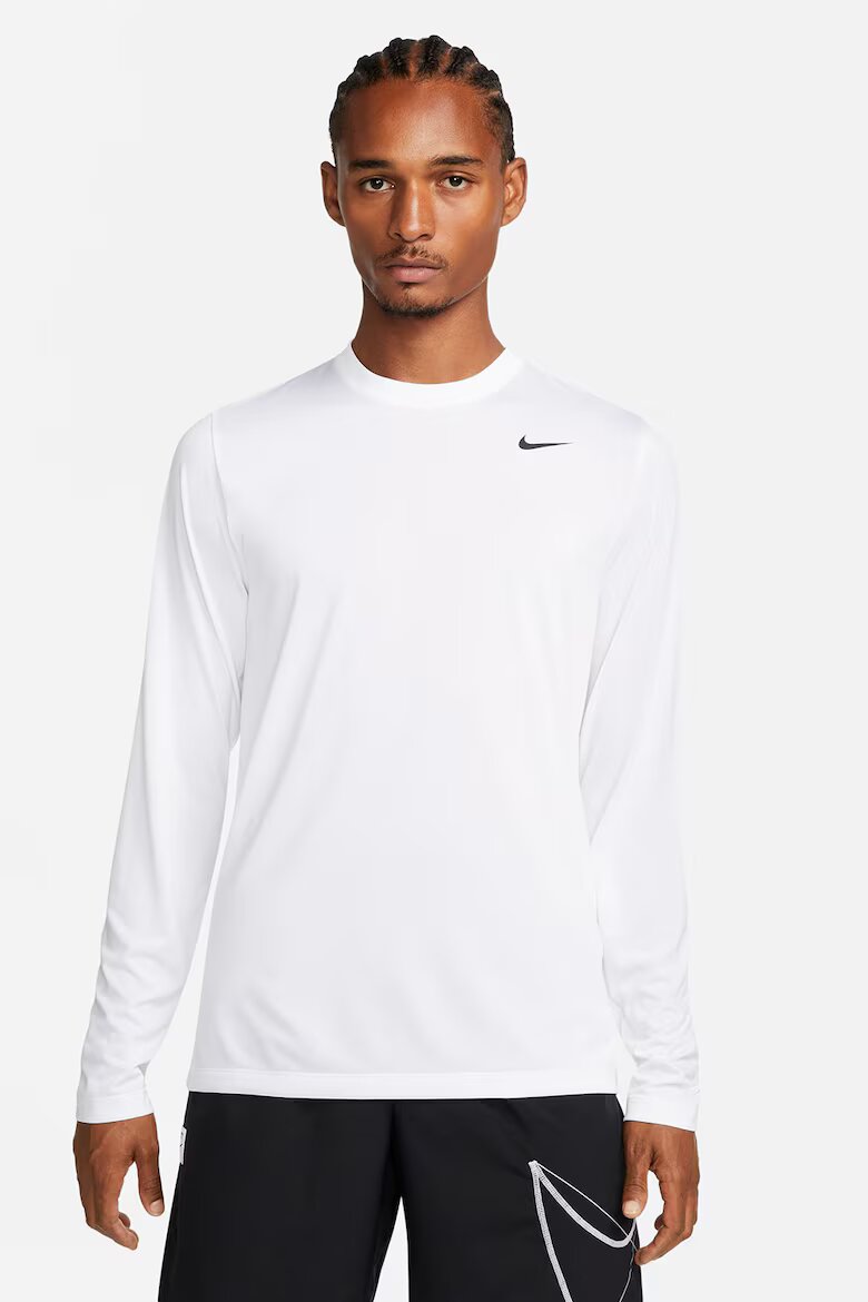 Nike Фитнес блуза с Dri Fit Бял