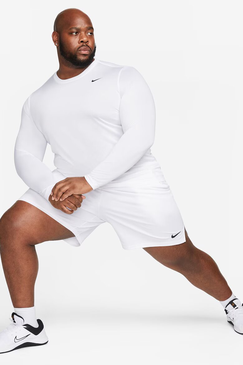 Nike Фитнес блуза с Dri Fit Бял