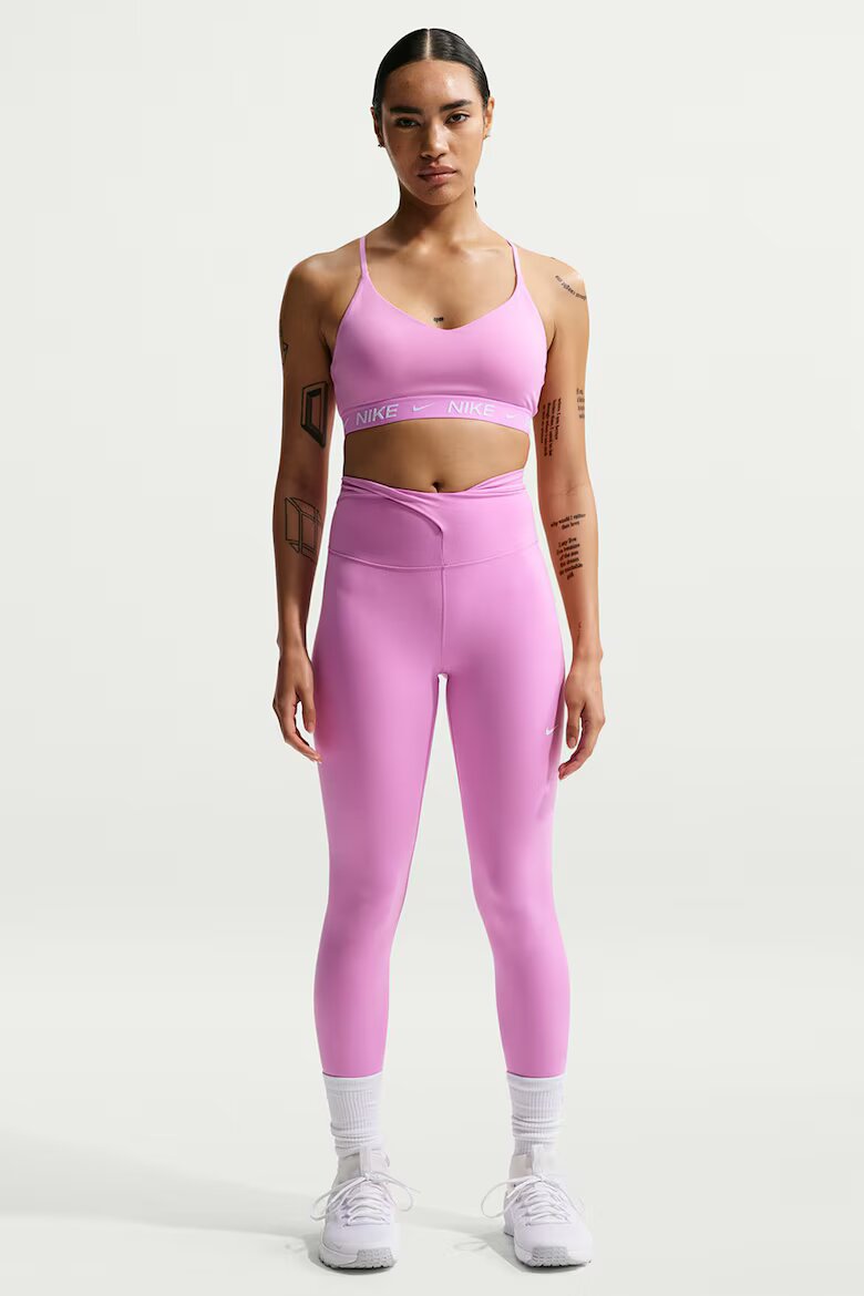 Nike Фитнес бюстие Indy с Dri-FIT с леко ниво на поддръжка Пастелнорозов