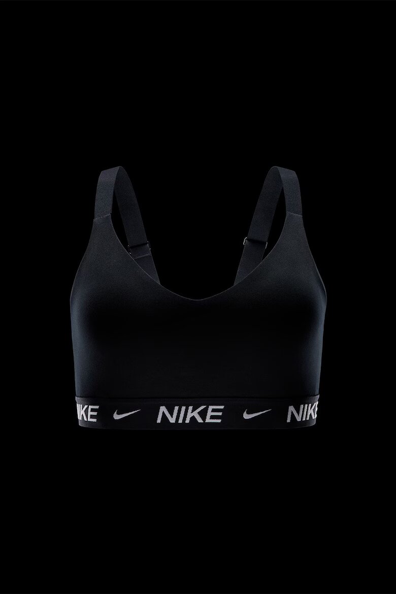 Nike Фитнес бюстие с Dri-Fit с регулируеми презрамки Черен/Избеляло черно