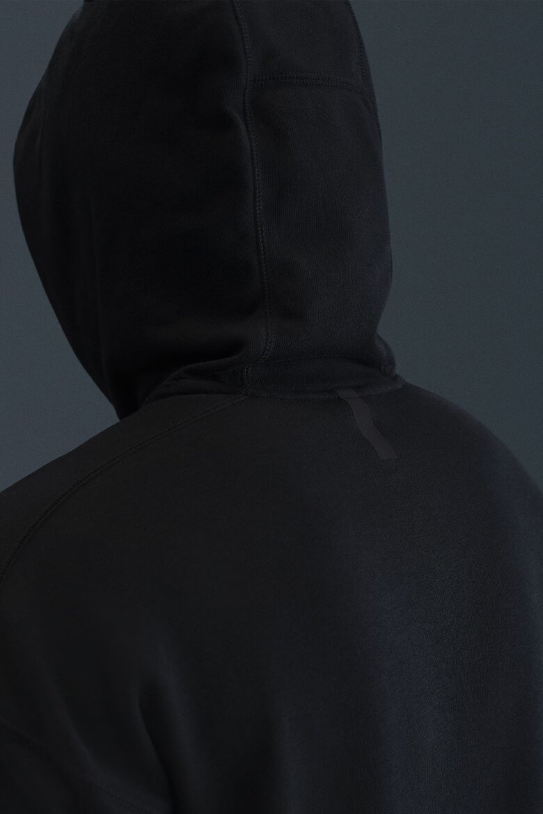 Nike Фитнес худи с лого Бял/Черен