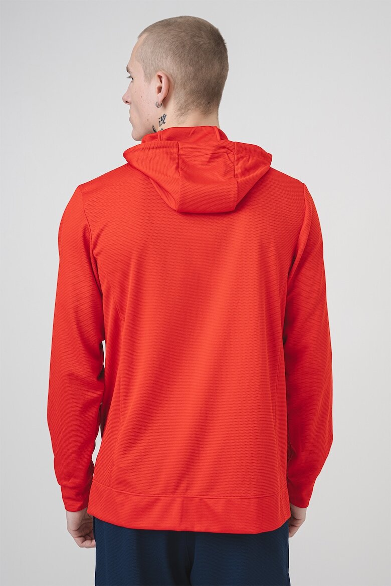Nike Фитнес худи с лого Червен/Бял