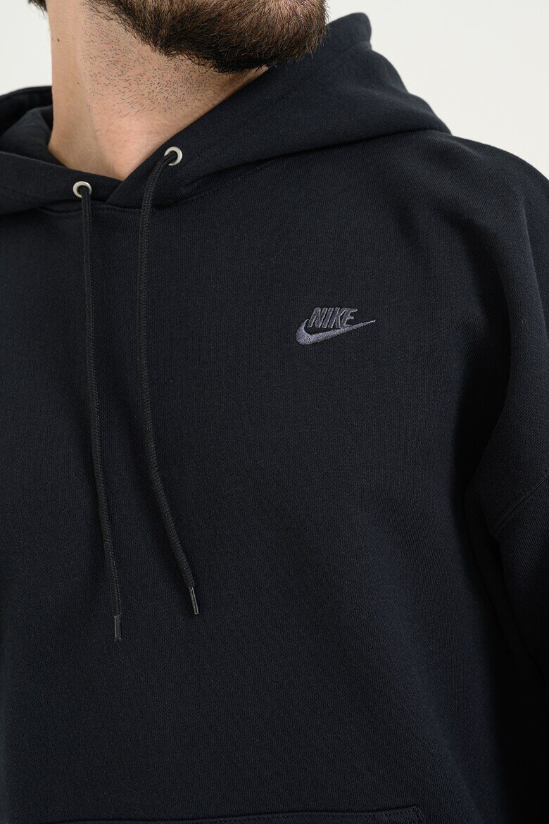 Nike Фитнес худи с ръкави реглан Черен