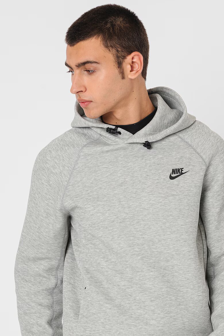 Nike Фитнес худи с ръкави реглан Сив меланж