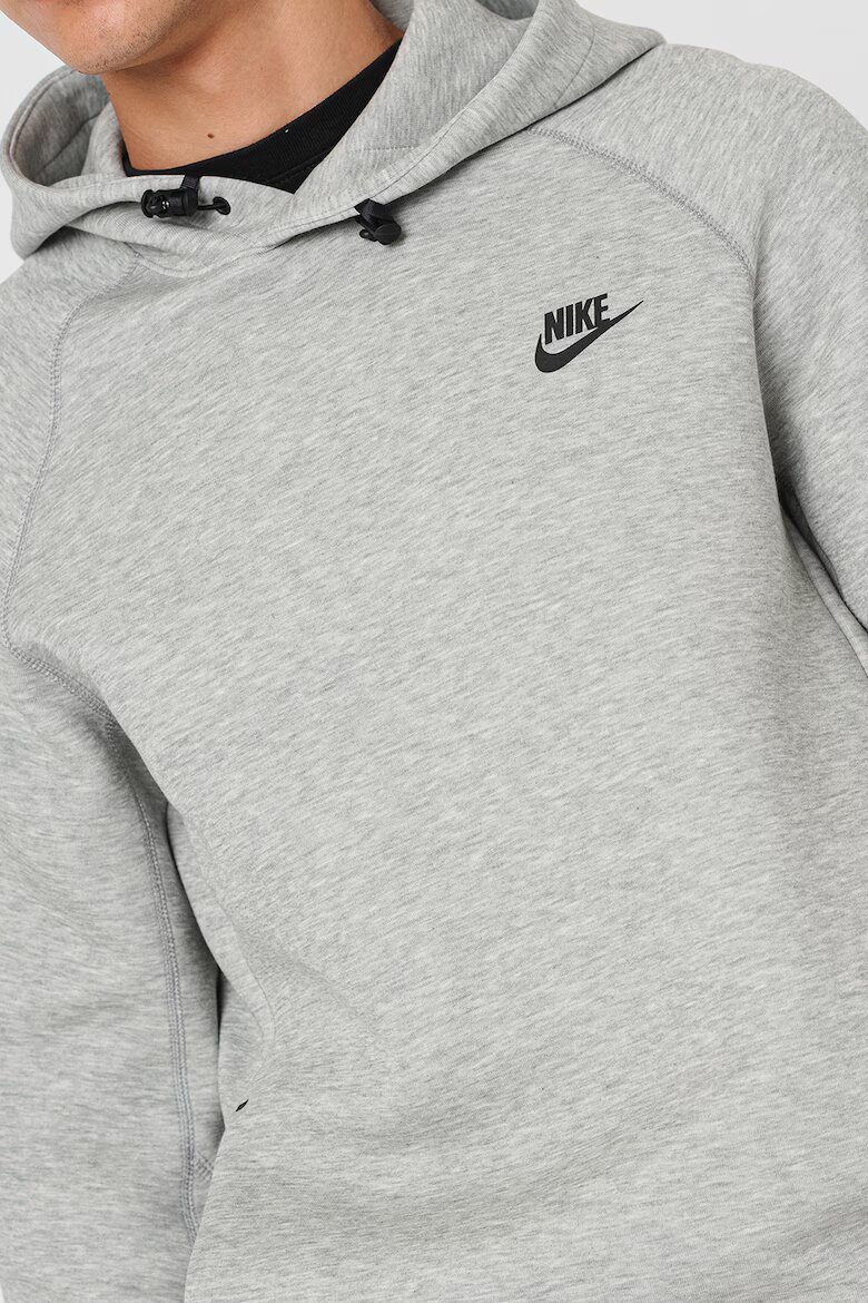 Nike Фитнес худи с ръкави реглан Сив меланж