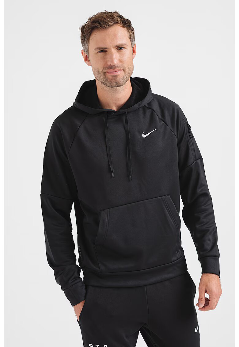 Nike Фитнес худи Therma с ръкави реглан