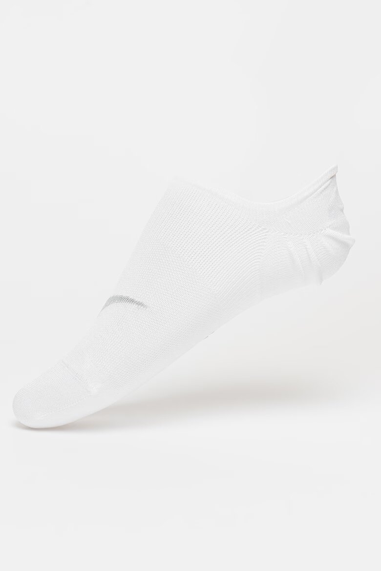 Nike Фитнес изрязани фитнес чорапи Everyday Plus - 3 чифта Бял