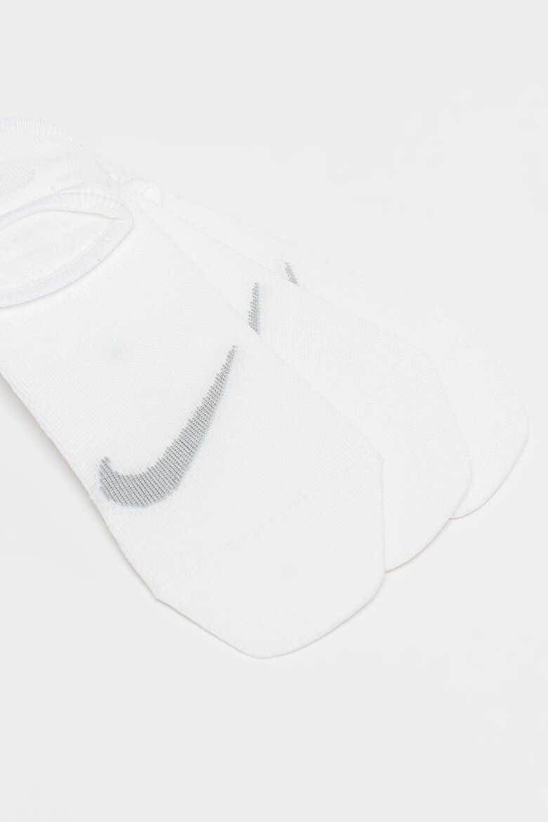 Nike Фитнес изрязани фитнес чорапи Everyday Plus - 3 чифта Бял