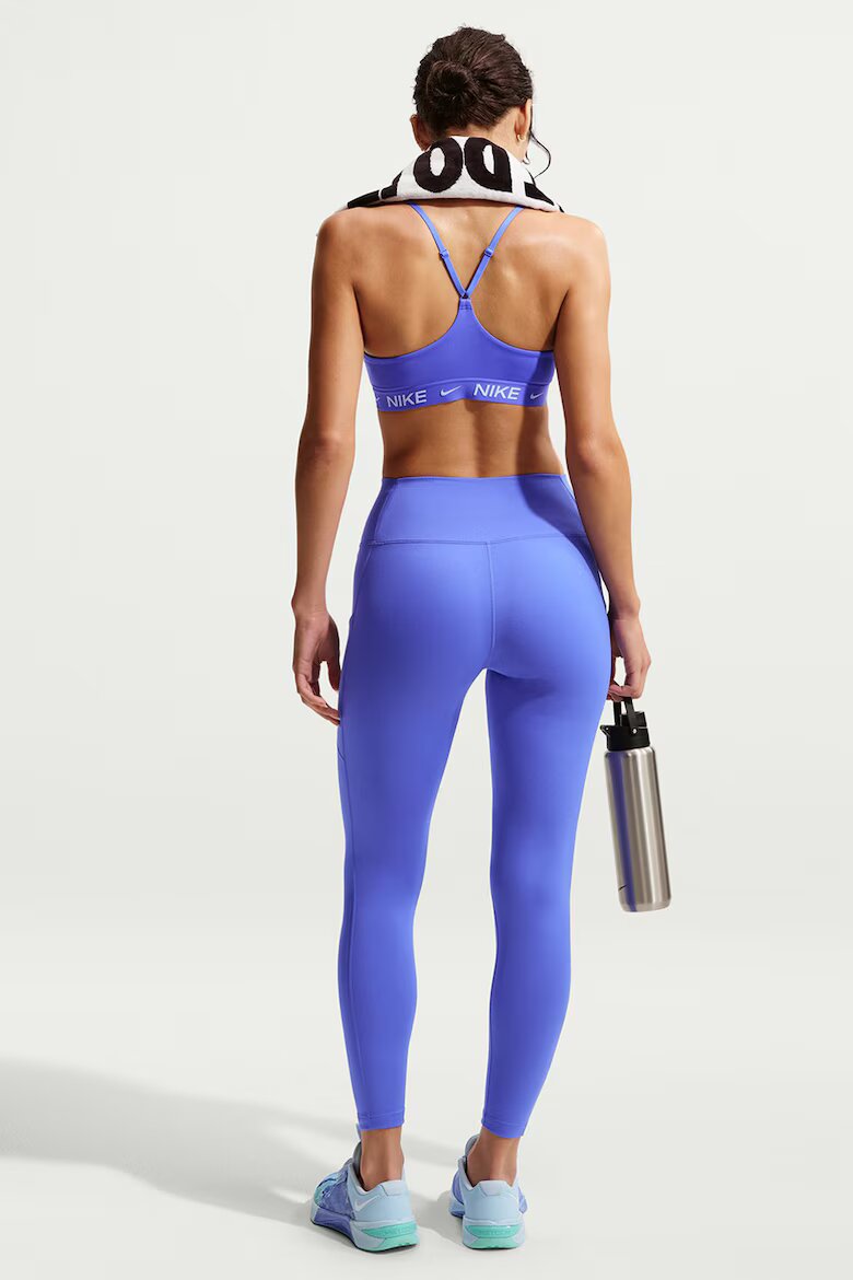 Nike Фитнес клин с висока талия Светлосин