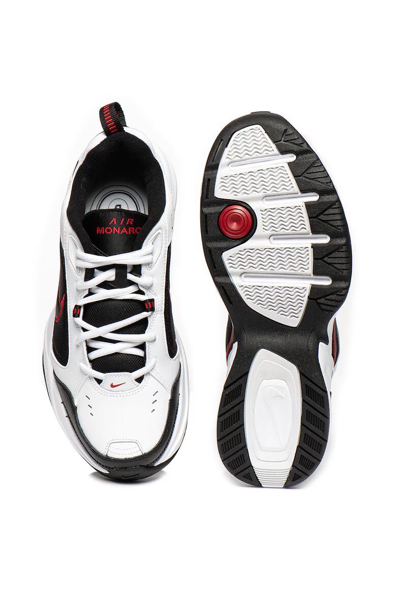 Nike Фитнес обувки Air Monarch IV с кожа и еко кожа Бял/Черен