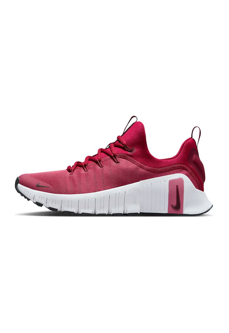 Nike Фитнес обувки Free Metcon 6 - Тъмночервен/Бял