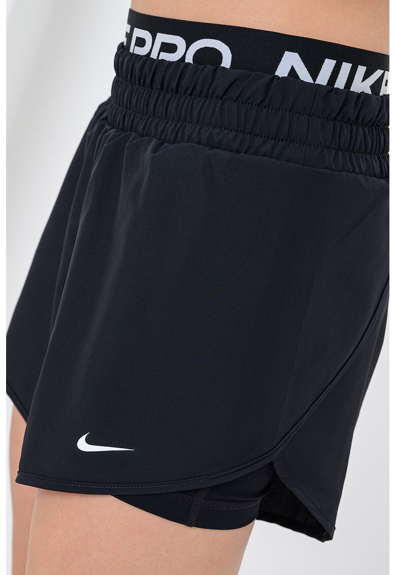 Nike Фитнес шорти Dri Fit с дизайн 2 в 1