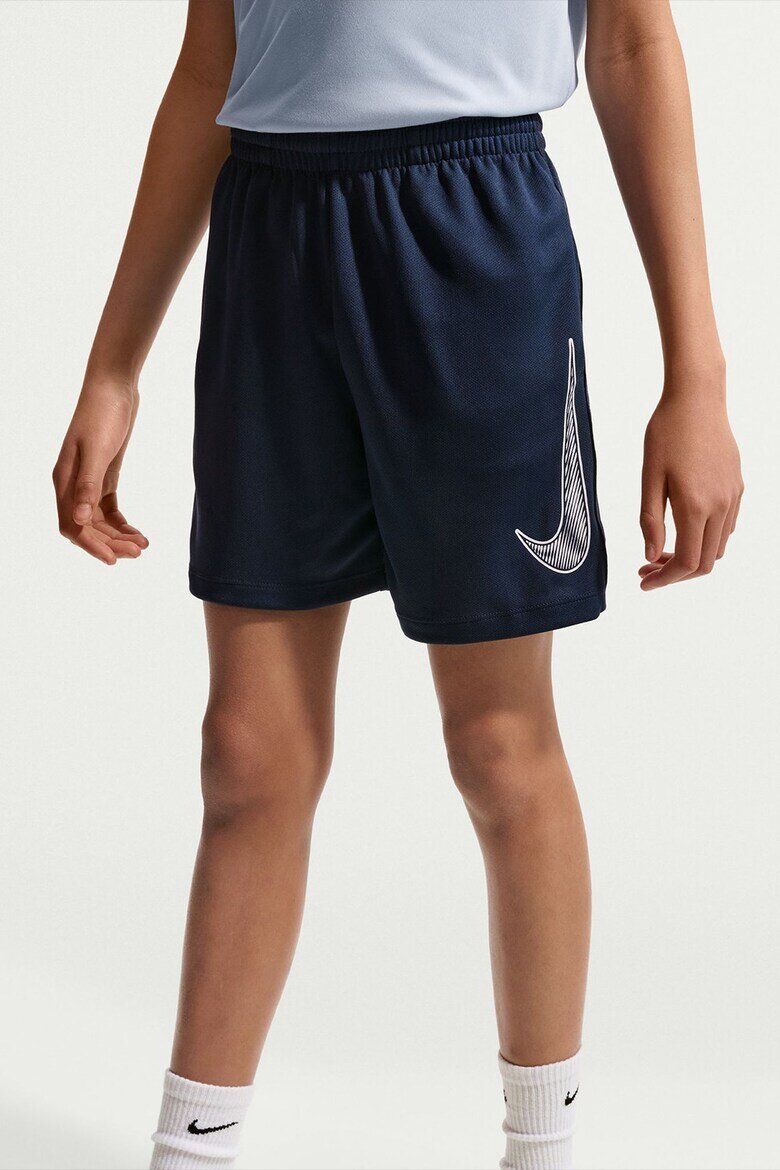 Nike Фитнес шорти с Dri-Fit и джобове Бял/Тъмносин