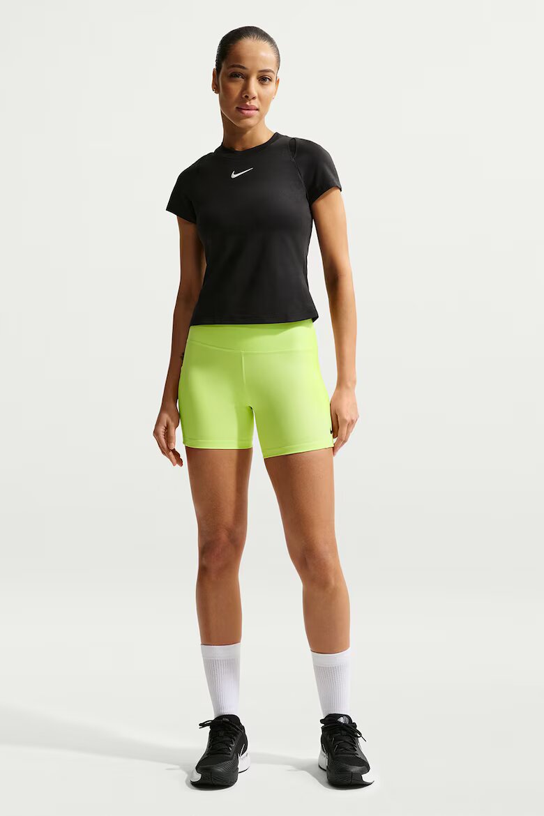 Nike Фитнес шорти с лого Лайм зелено