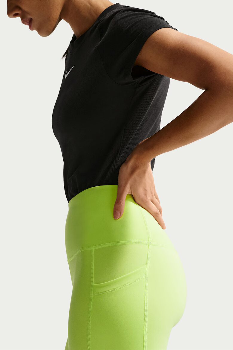 Nike Фитнес шорти с лого Лайм зелено